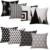 Monochrome Loom Cushion Case Pack of 8